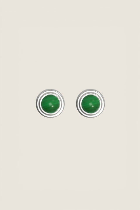 Øredobber - Lolly Studs Malachite