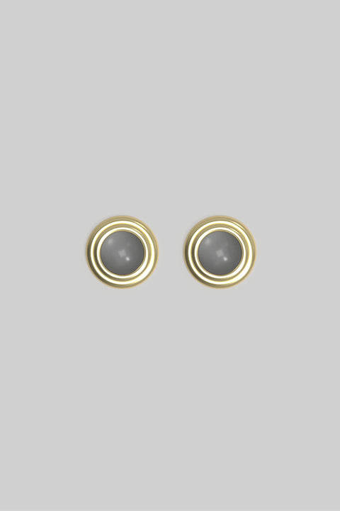 Øredobber - Lolly Studs Moonstone Plated