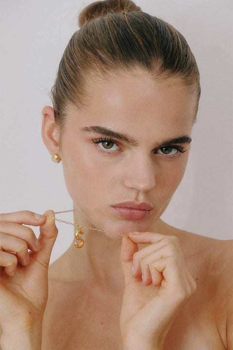 Øredobber - Lolly Studs Moonstone Plated
