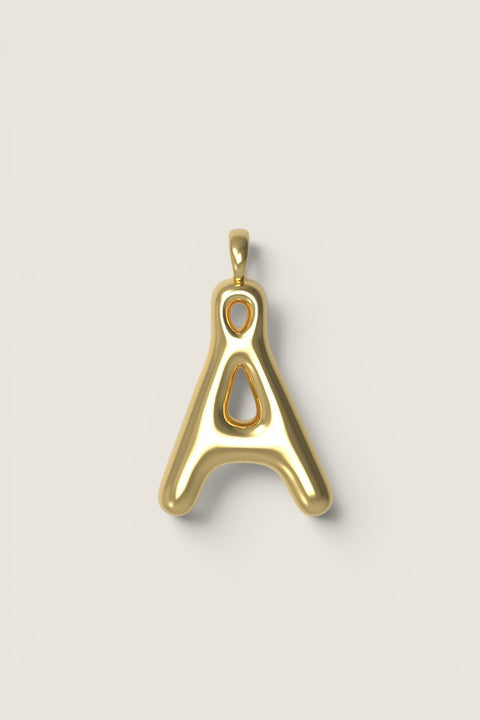 Anheng - Letter Charms L Plated