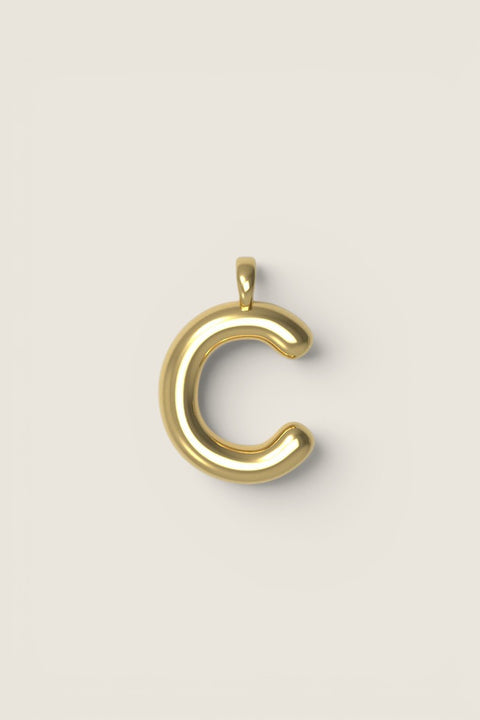 Anheng - Letter Charms L Plated
