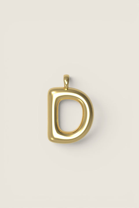 Anheng - Letter Charms L Plated