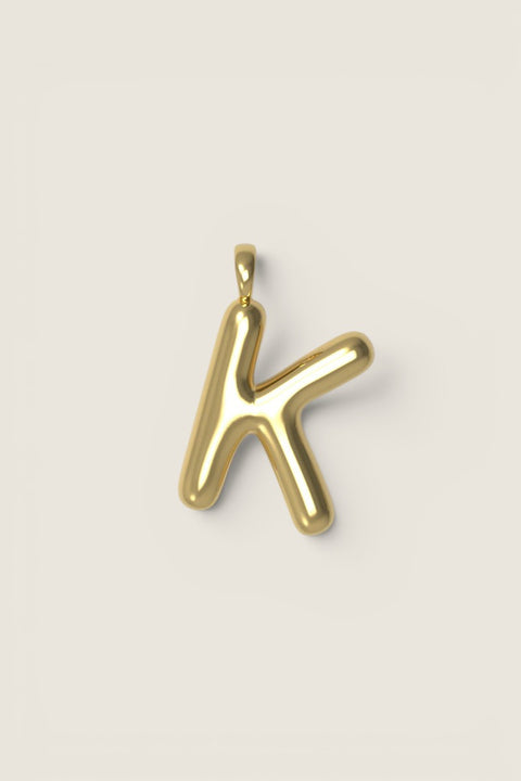 Anheng - Letter Charms L Plated