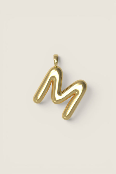 Anheng - Letter Charms L Plated