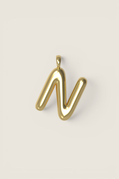 Anheng - Letter Charms L Plated