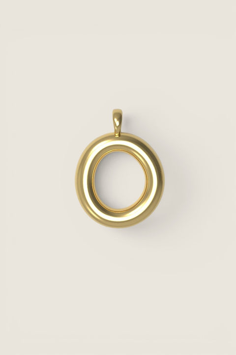 Anheng - Letter Charms L Plated