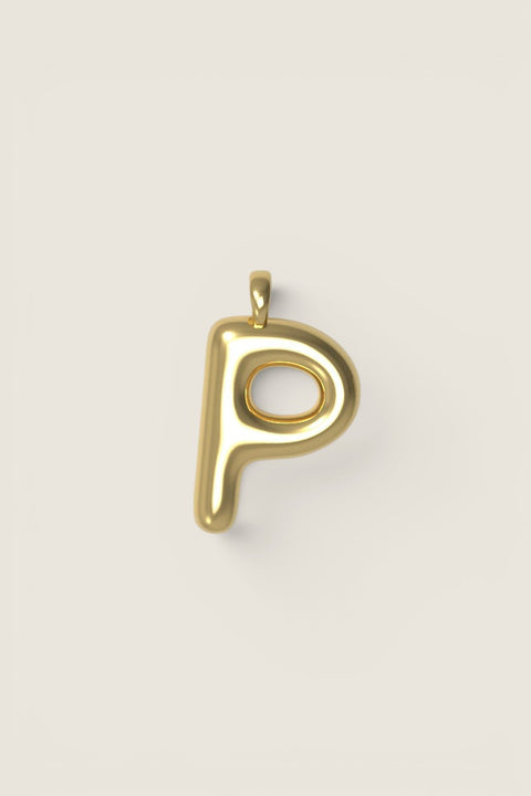 Anheng - Letter Charms L Plated