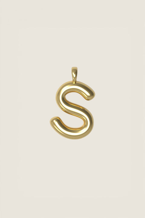 Anheng - Letter Charms L Plated