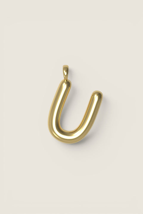 Anheng - Letter Charms L Plated