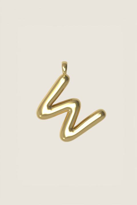 Anheng - Letter Charms L Plated