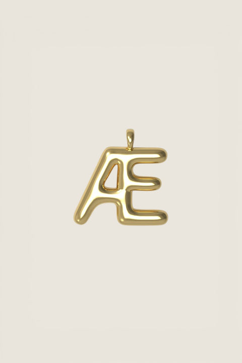 Anheng - Letter Charms S Plated