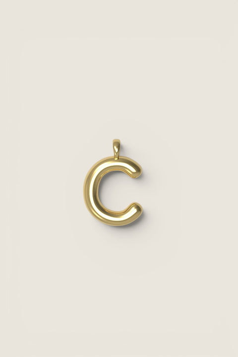 Anheng - Letter Charms S Plated