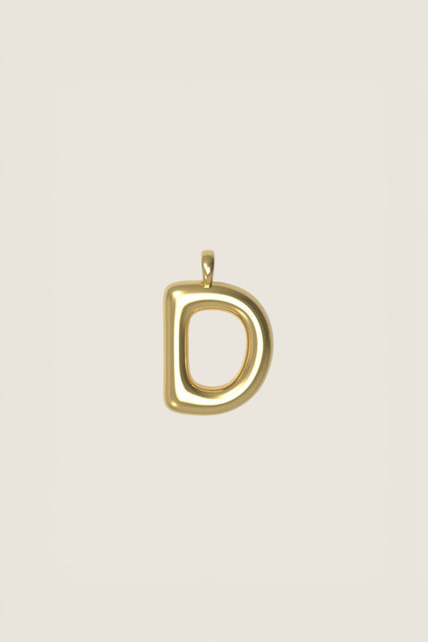 Anheng - Letter Charms S Plated