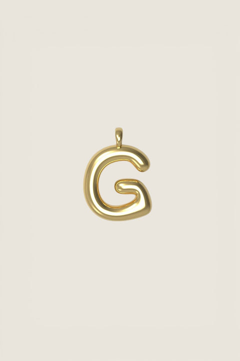 Anheng - Letter Charms S Plated