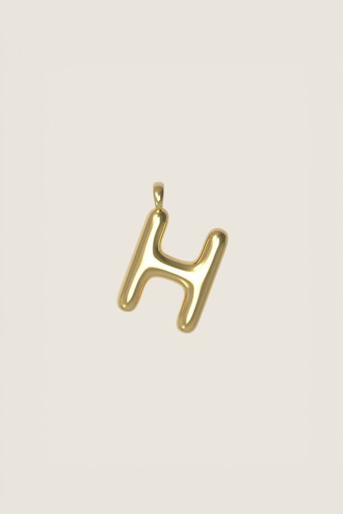 Anheng - Letter Charms S Plated