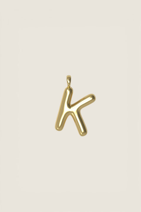 Anheng - Letter Charms S Plated