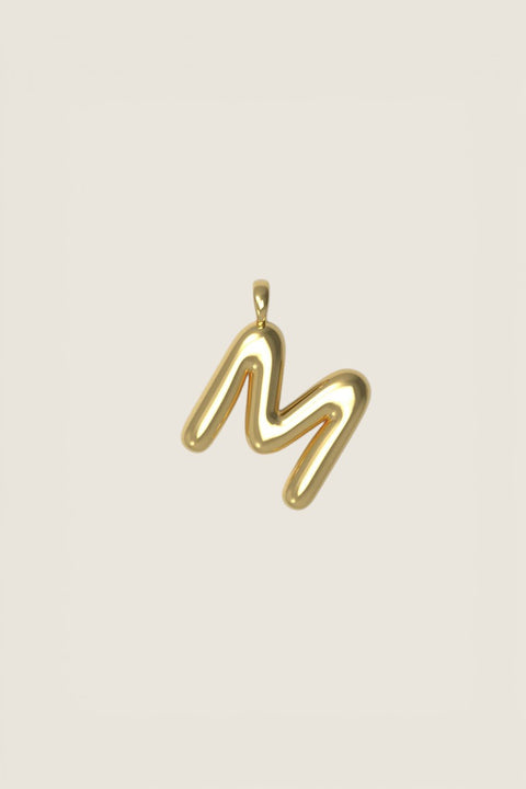 Anheng - Letter Charms S Plated