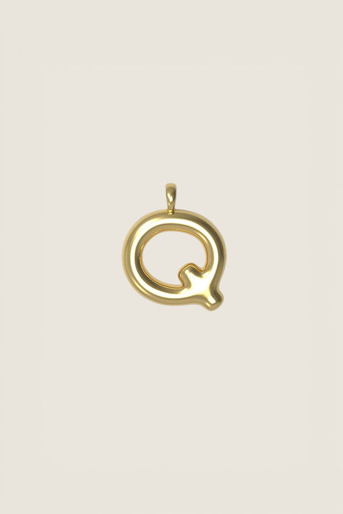 Anheng - Letter Charms S Plated
