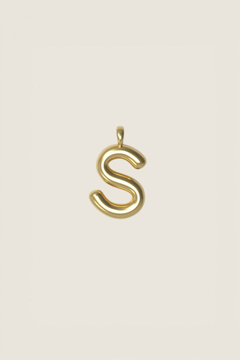 Anheng - Letter Charms S Plated