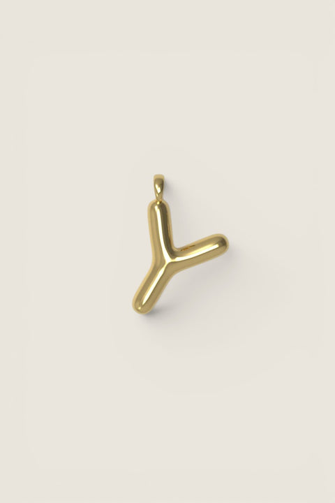 Anheng - Letter Charms S Plated