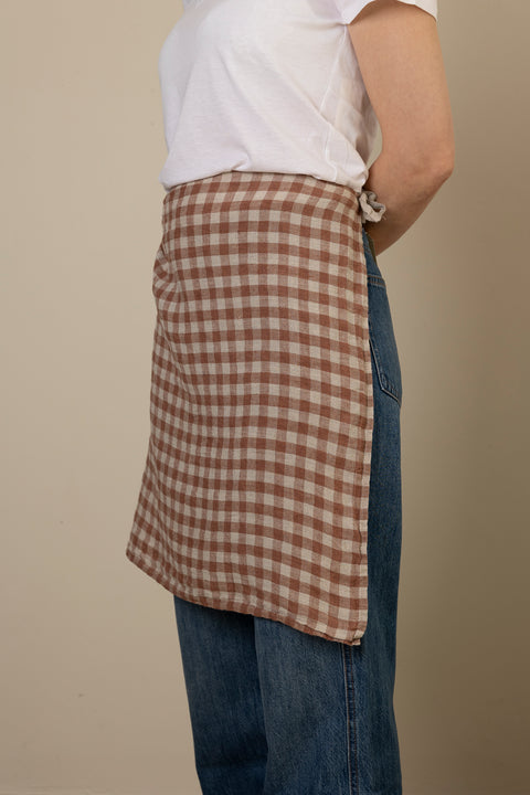 Kjøkkenhåndkle - Cappuccino Gingham