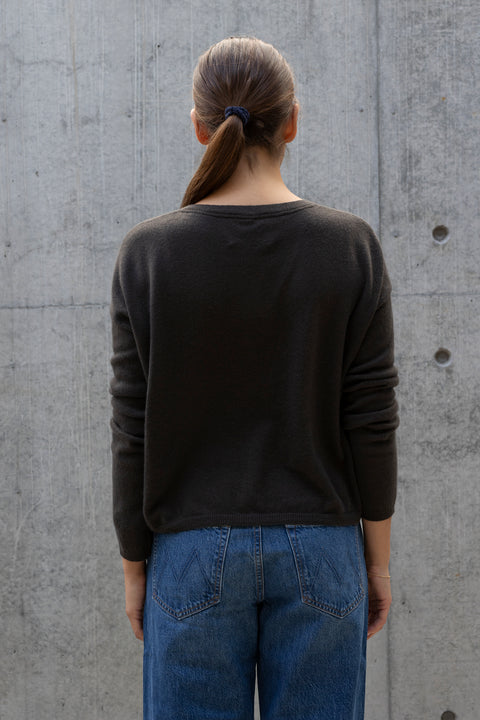 Cardigan - Abby Dark Fern