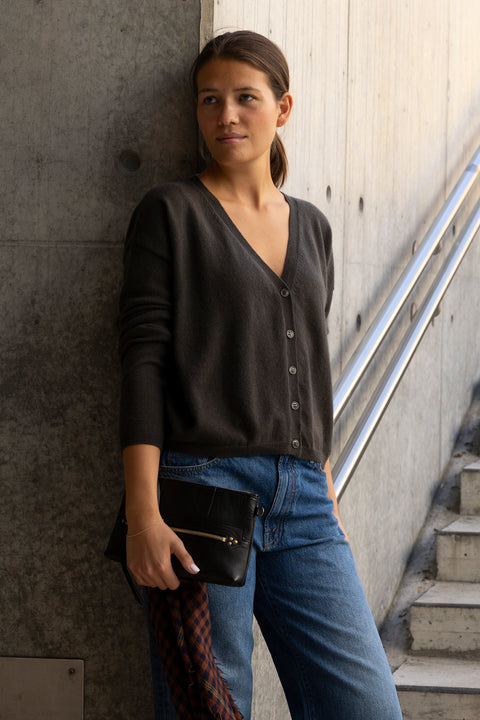 Cardigan - Abby Dark Fern