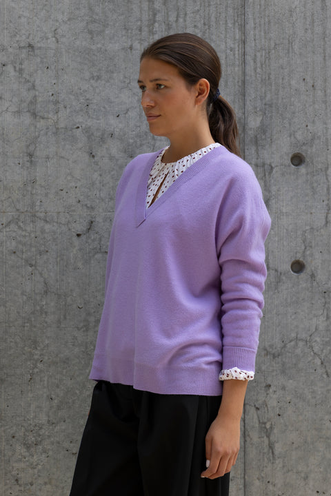 Genser - Kenny Light Mulberry