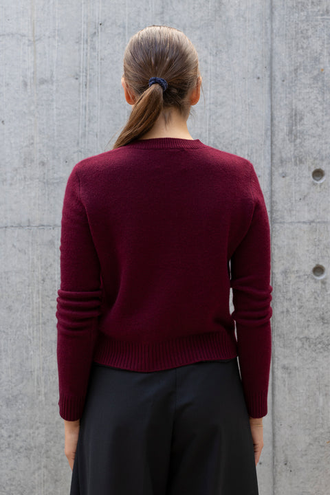 Genser - Mable Sweater Deep Plum