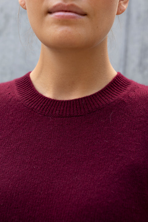 Genser - Mable Sweater Deep Plum