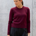 Genser - Mable Sweater Deep Plum