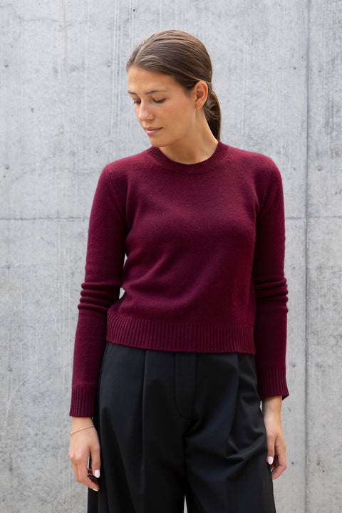 Genser - Mable Sweater Deep Plum