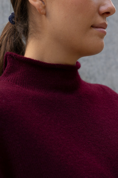Genser - Sandy Sweater Deep Plum