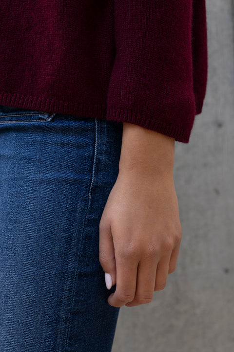 Genser - Sandy Sweater Deep Plum