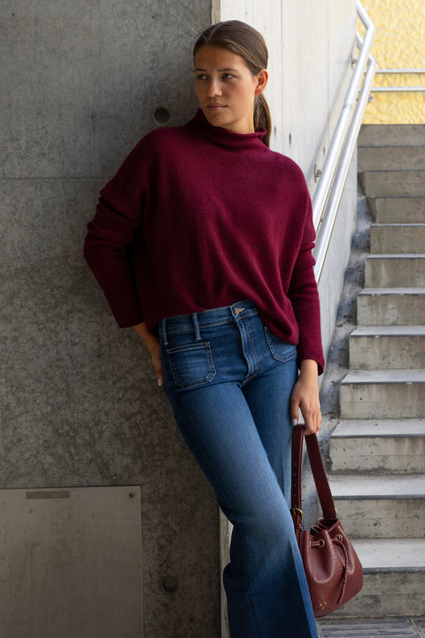 Genser - Sandy Sweater Deep Plum