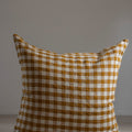 Putetrekk - 65x65cm Curcuma Medium Gingham