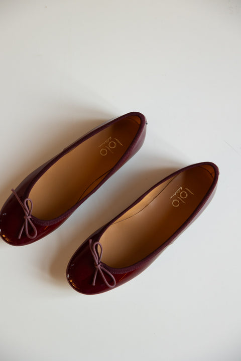 Ballerina - Capri Vernice Bordeaux