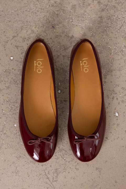 Ballerina - Capri Vernice Bordeaux