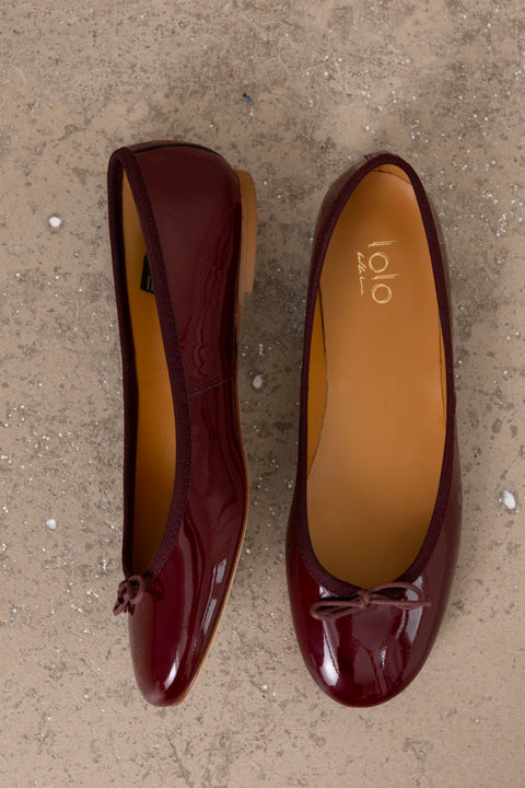 Ballerina - Capri Vernice Bordeaux