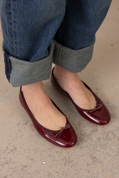 Ballerina - Capri Vernice Bordeaux