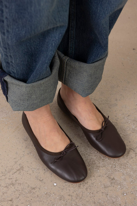 Ballerina - Volcano Nappa Chocolat