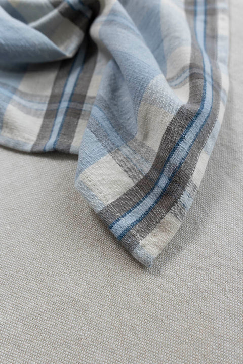 Serviett - Checked Blå