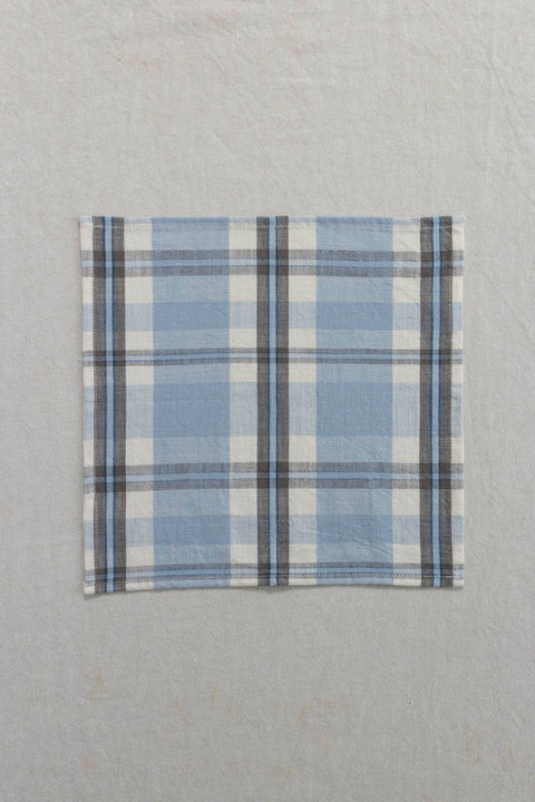 Serviett - Checked Blå