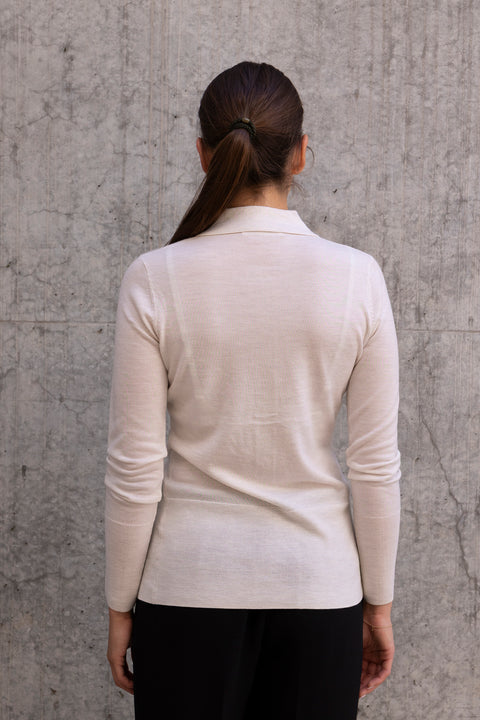 Cardigan - Kassy Merino Stone
