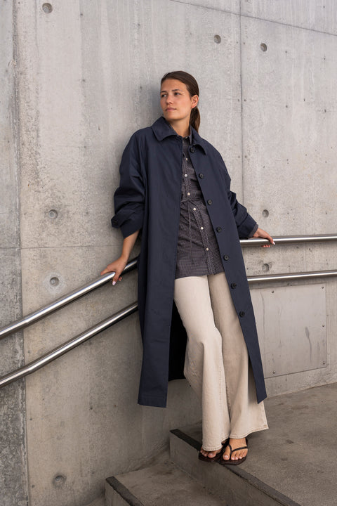 Kåpe - Caro Half Panama Dark Navy