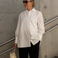 Skjorte - Sebastiana Poplin White