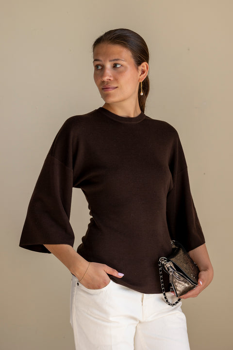 Topp - Kama Merino Brown