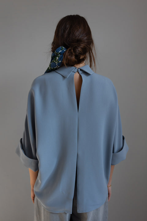 Bluse | Bailee Cloudy Blue