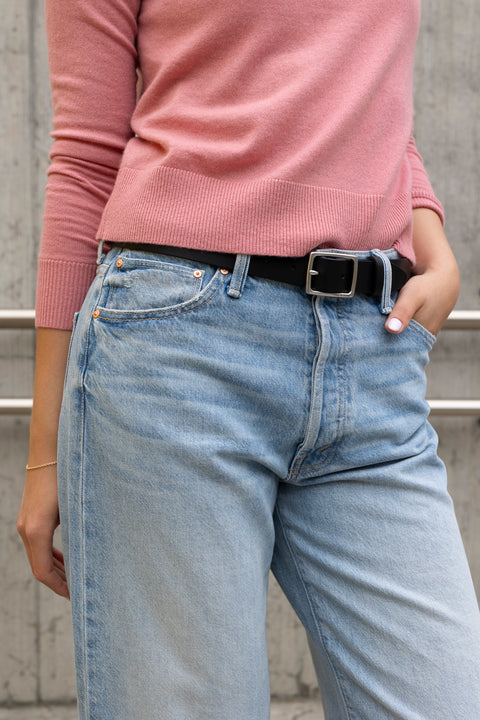 Jeans - The Dodger Button Hover Cuff I Could Care Less
