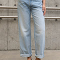 Jeans - The Dodger Button Hover Cuff I Could Care Less